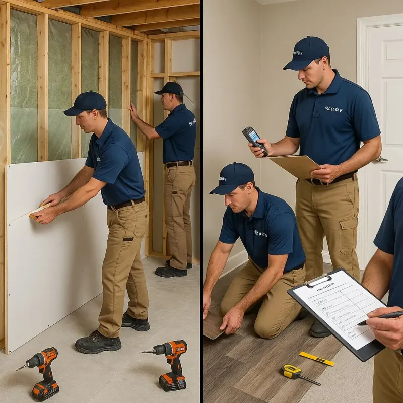 Repairs and Reconstruction process in Walworth, WI